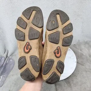 OluKai | Shoes | Olukai Shoes Mens Size 9 Brown Leather Slip  display picture 1